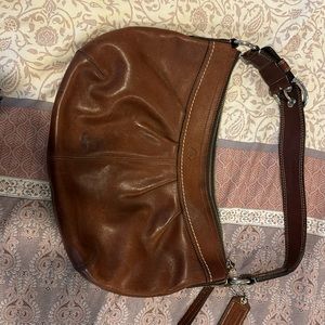 Coach Brown, leather satchel